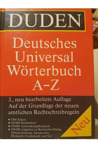 Книга Deutsches Universal Worteebuch A-Z